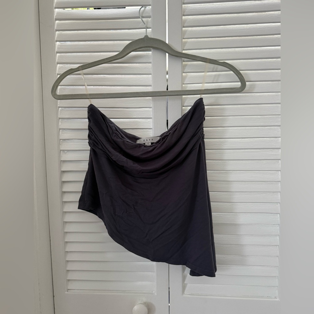 Gaze Grey Tube Top